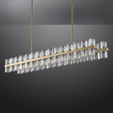 Beliy Crystal Rectangular Chandelier 54"