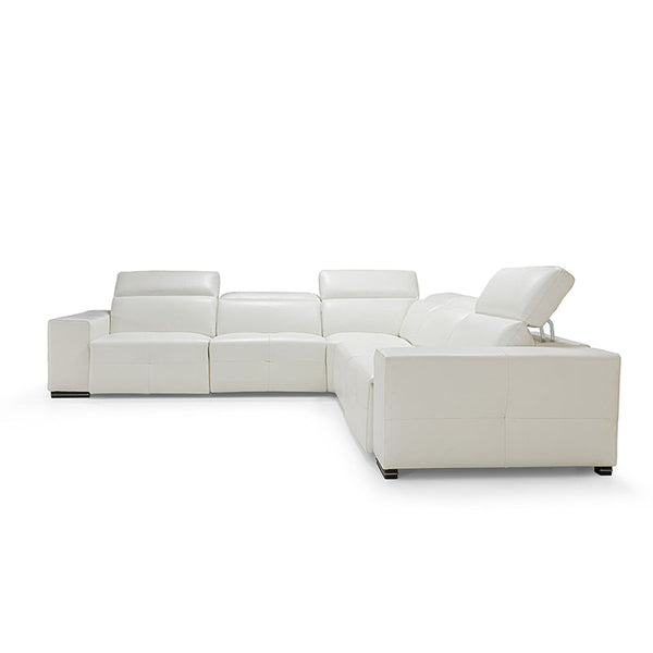 Bellini Modern Living Camilla Motion Sectional White CHIC 10 Camilla 3RS WHT