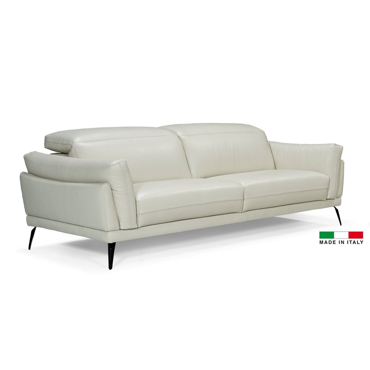 Bellini Modern Living Casino Sofa Light Grey .35602 Casino S LGY