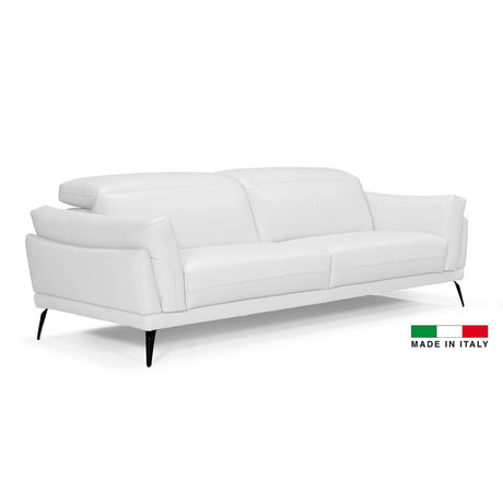 Bellini Modern Living Casino Sofa White .35612 Casino S WHT