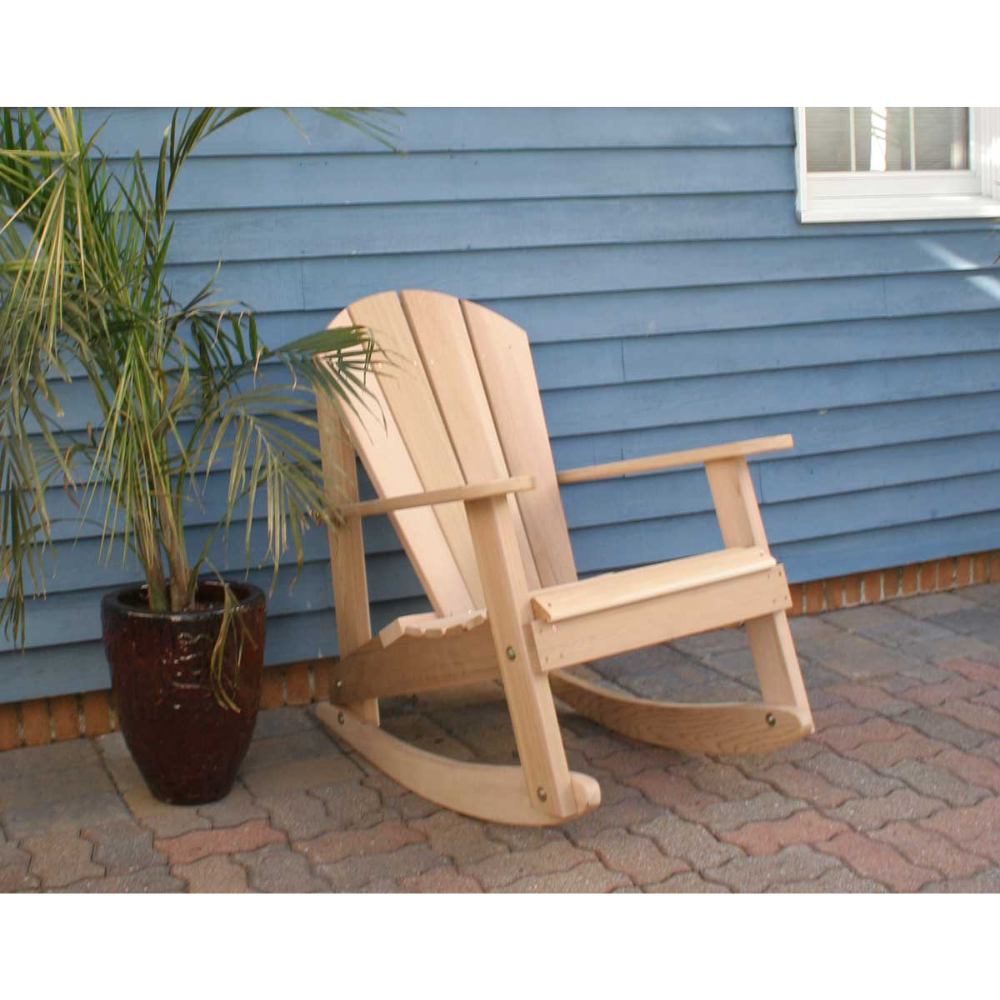 Creekvine Designs Cedar Adirondack Rocking Chair