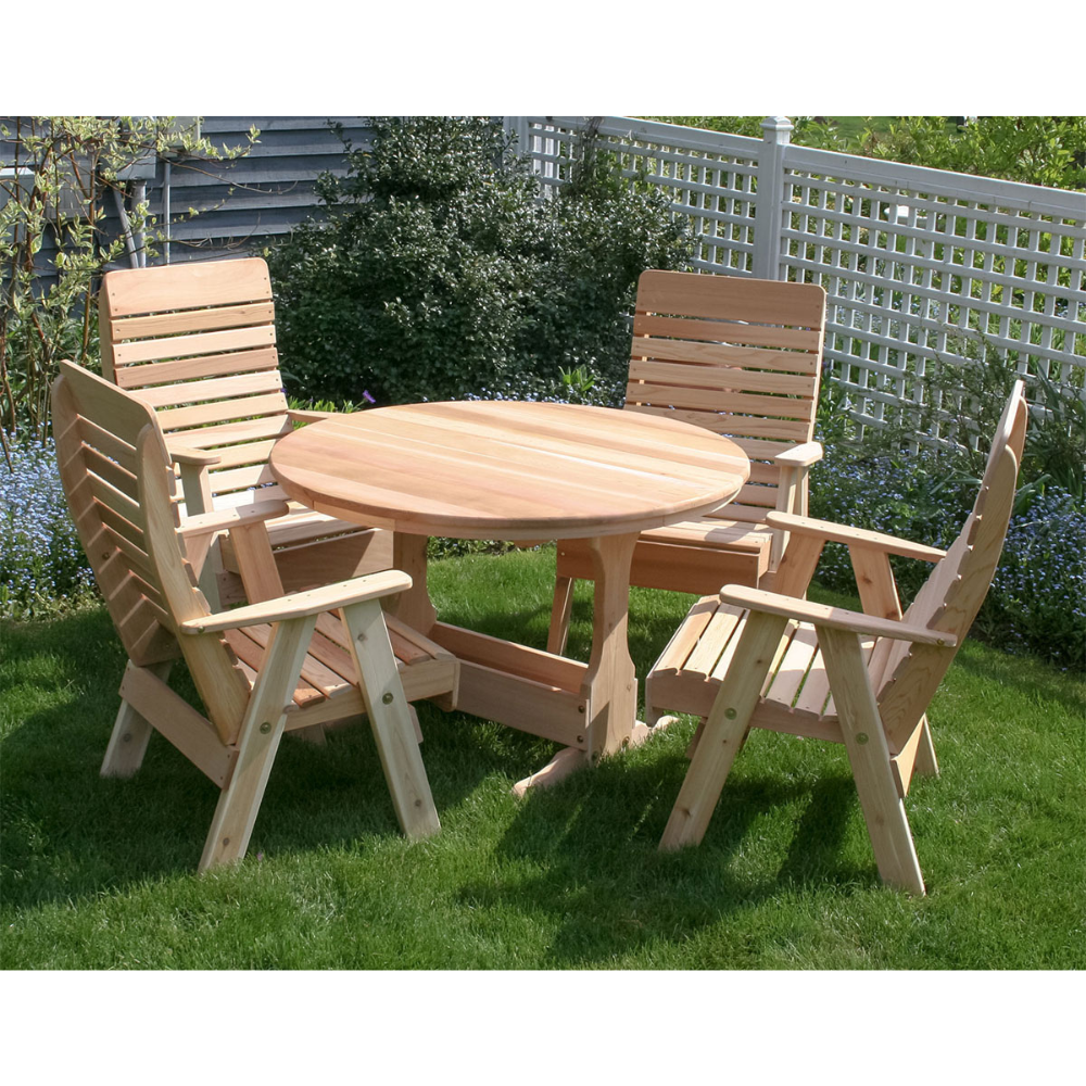 Creekvine Designs Cedar Backyard Estate Patio Dining Collection