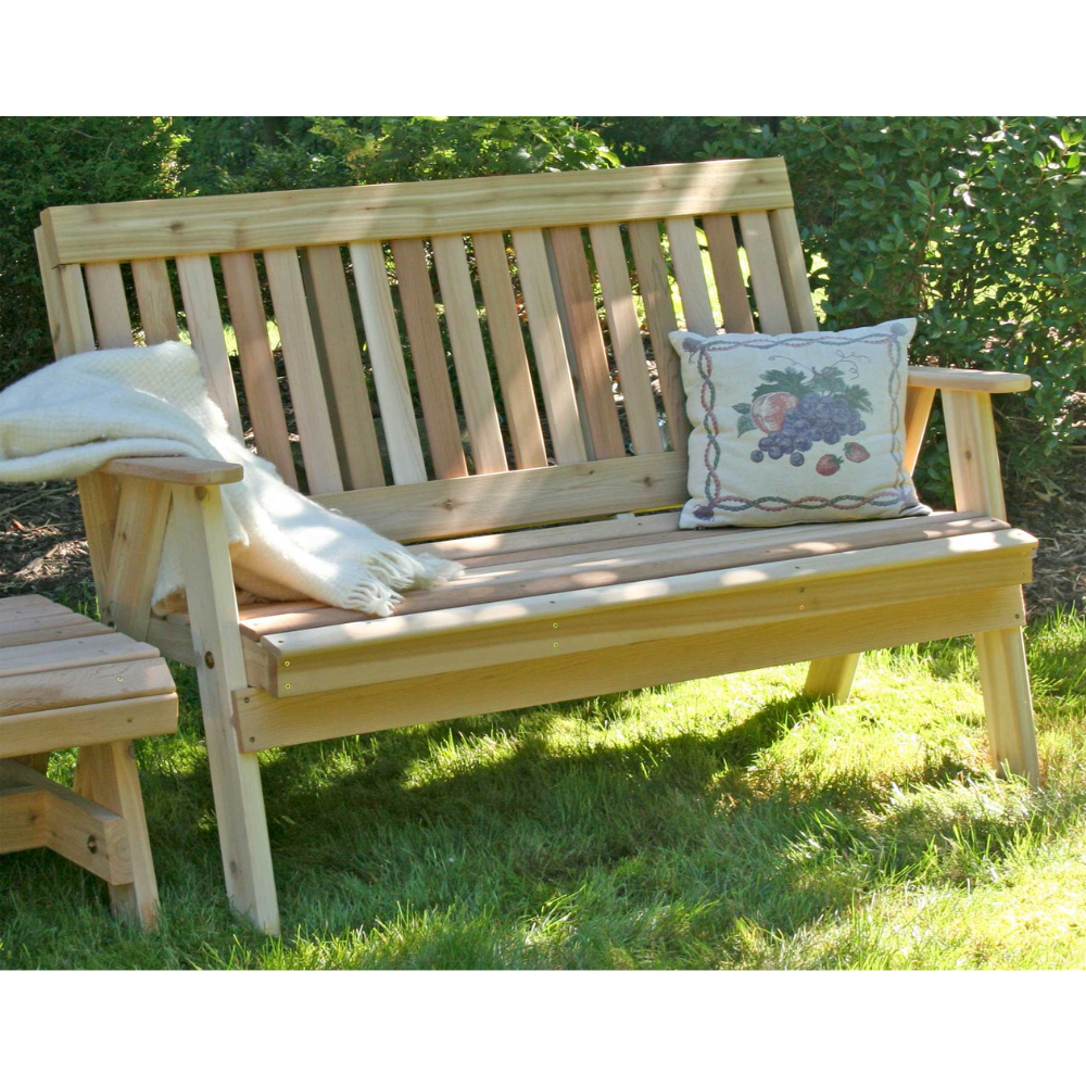 Creekvine Designs Cedar Countryside Garden Bench