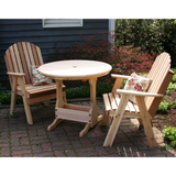 Creekvine Designs Cedar Fanback Patio Chair