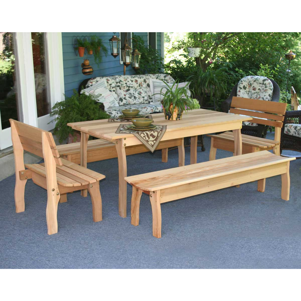 Creekvine Designs Cedar Gathering Dining Set