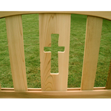 Creekvine Designs Cedar Holy Cross Garden Bench