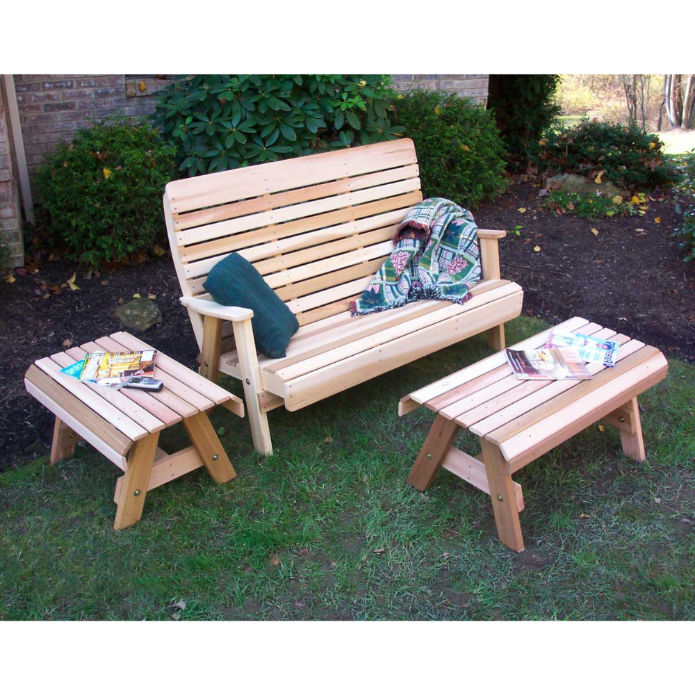 Creekvine Designs Cedar Twin Ponds Bench Set