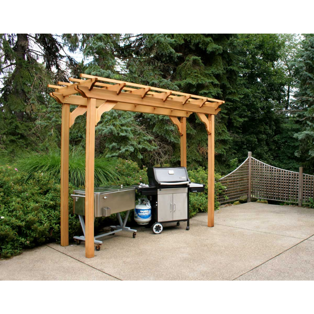 Creekvine Designs Red Cedar Courtyard Pergola