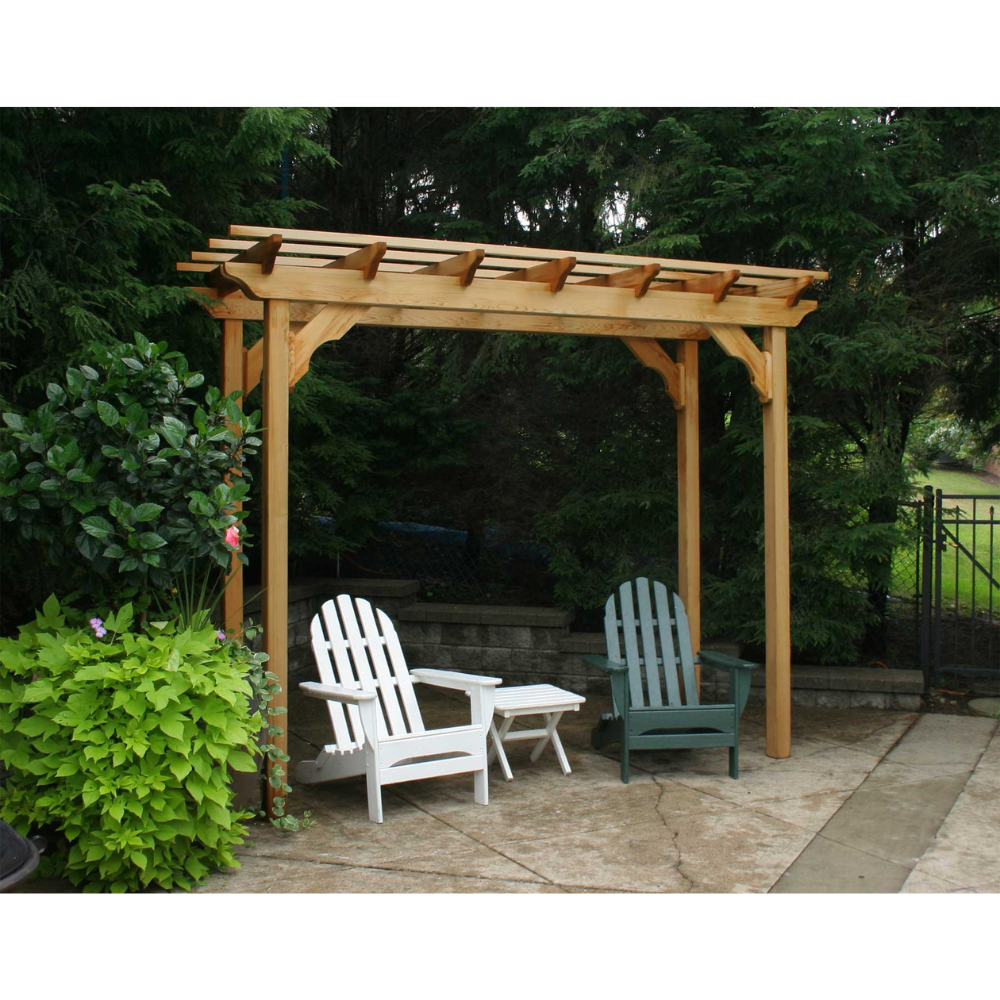 Creekvine Designs Red Cedar Courtyard Pergola