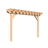 Creekvine Designs Red Cedar Monterrey Pergola