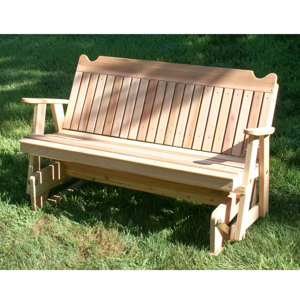 Creekvine Designs Red Cedar Straight Back English Glider