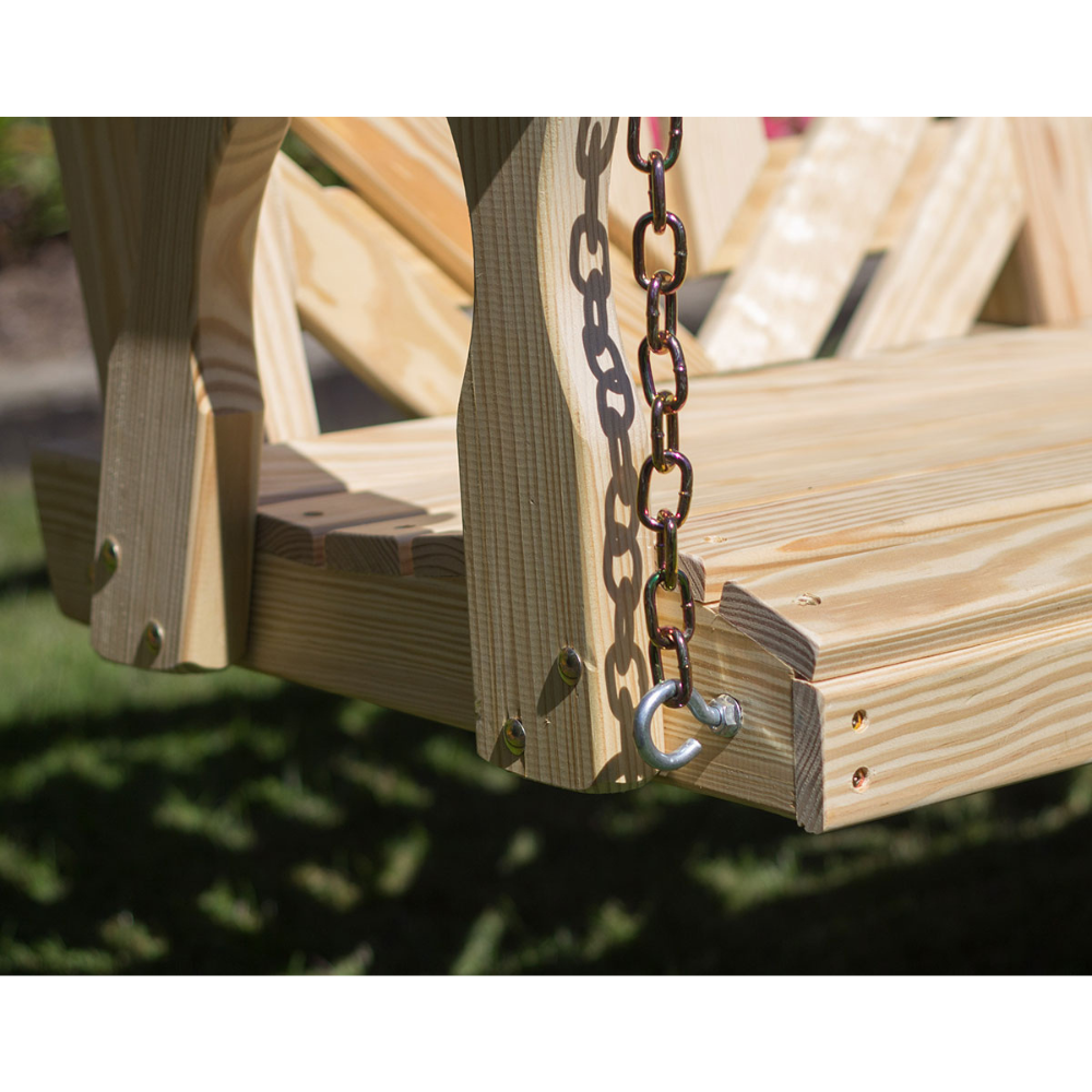 Creekvine Designs Treated Pine Crossback Porch Swing