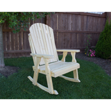 Creekvine Designs Treated Pine Curveback Rocking Chair