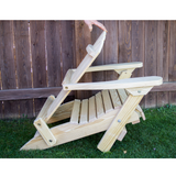 Creekvine Designs Treated Pine Folding Adirondack Chair