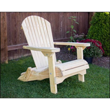 Creekvine Designs Treated Pine Folding Adirondack Chair