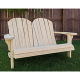 Creekvine Designs Treated Pine Low Curveback Garden Bench