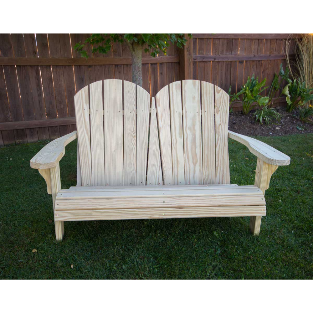 Creekvine Designs Treated Pine Low Curveback Garden Bench