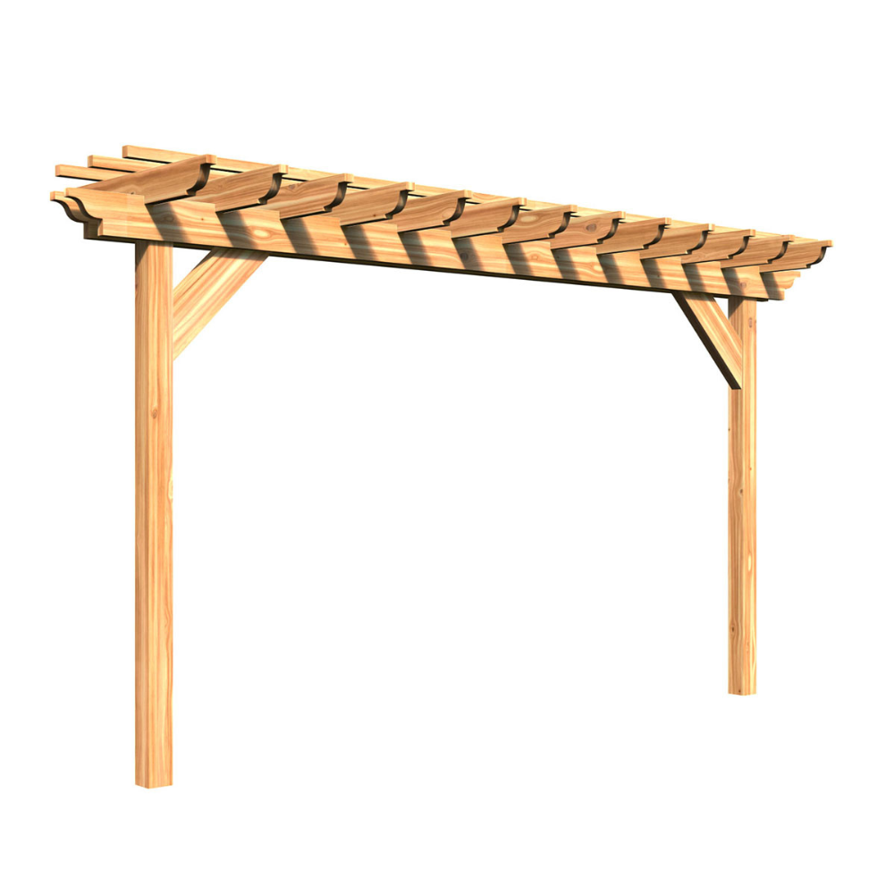 Creekvine Designs Treated Pine Monterrey Pergola