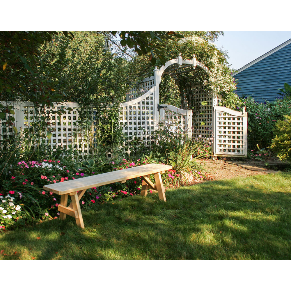 Creekvine Designs Treated Pine Traditional Garden Bench