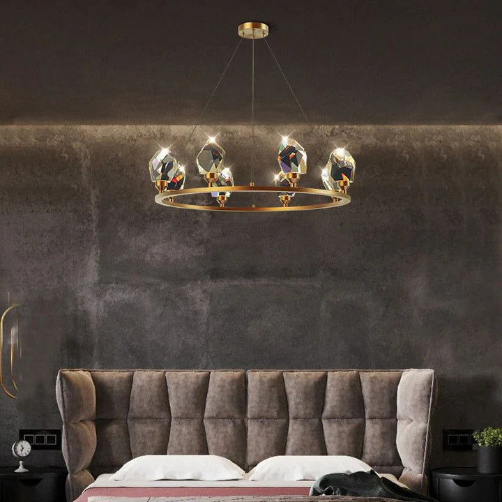 Prisn Crystal Round Chandelier