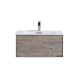 KubeBath Divario Wall Mount Modern Bathroom Vanity - Sea & Stone Bath