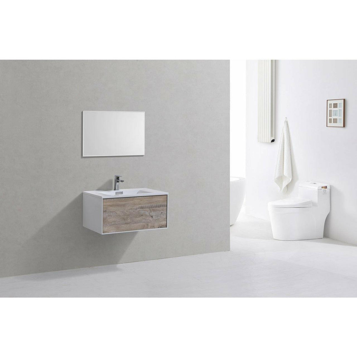 KubeBath Divario Wall Mount Modern Bathroom Vanity