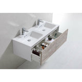 KubeBath Divario Wall Mount Modern Bathroom Vanity