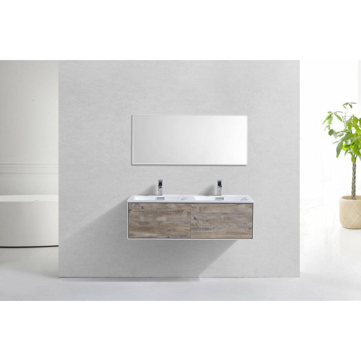 KubeBath Divario Wall Mount Modern Bathroom Vanity