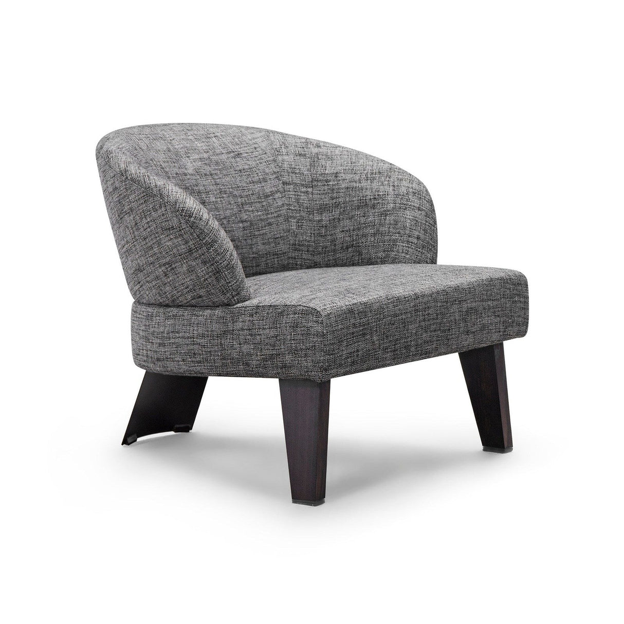 Bellini Modern Living Donato Accent Chair Dark Grey Fabric Donato DGY