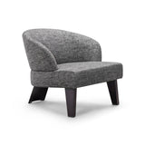 Bellini Modern Living Donato Accent Chair Dark Grey Fabric Donato DGY