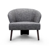 Bellini Modern Living Donato Accent Chair Dark Grey Fabric Donato DGY