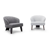 Bellini Modern Living Donato Accent Chair Light Grey Fabric Donato LGY