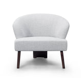 Bellini Modern Living Donato Accent Chair Light Grey Fabric Donato LGY