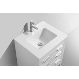 KubeBath Eiffel Single Vanity with Quartz Counter Top