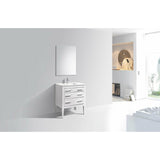 KubeBath Eiffel Single Vanity with Quartz Counter Top