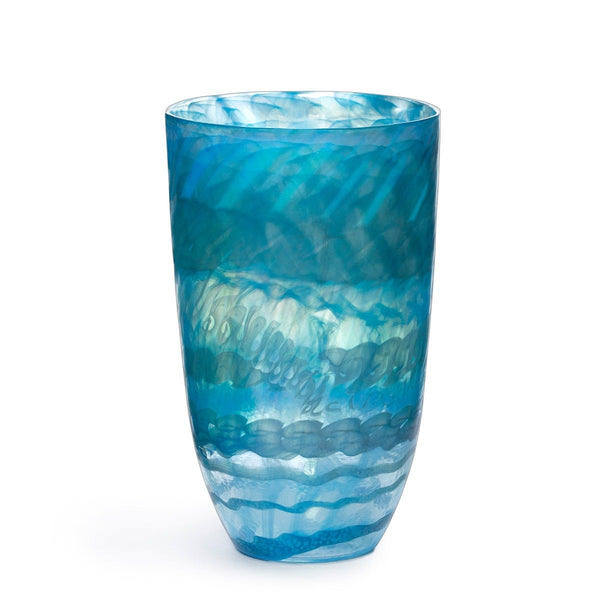 Park Hill Collection Coastal Cottage Amalfi Murano Glass Vase EAB10728