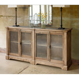 Park Hill Collection Urban Living Aged Zinc Top Whiskey Cabinet EFC06096