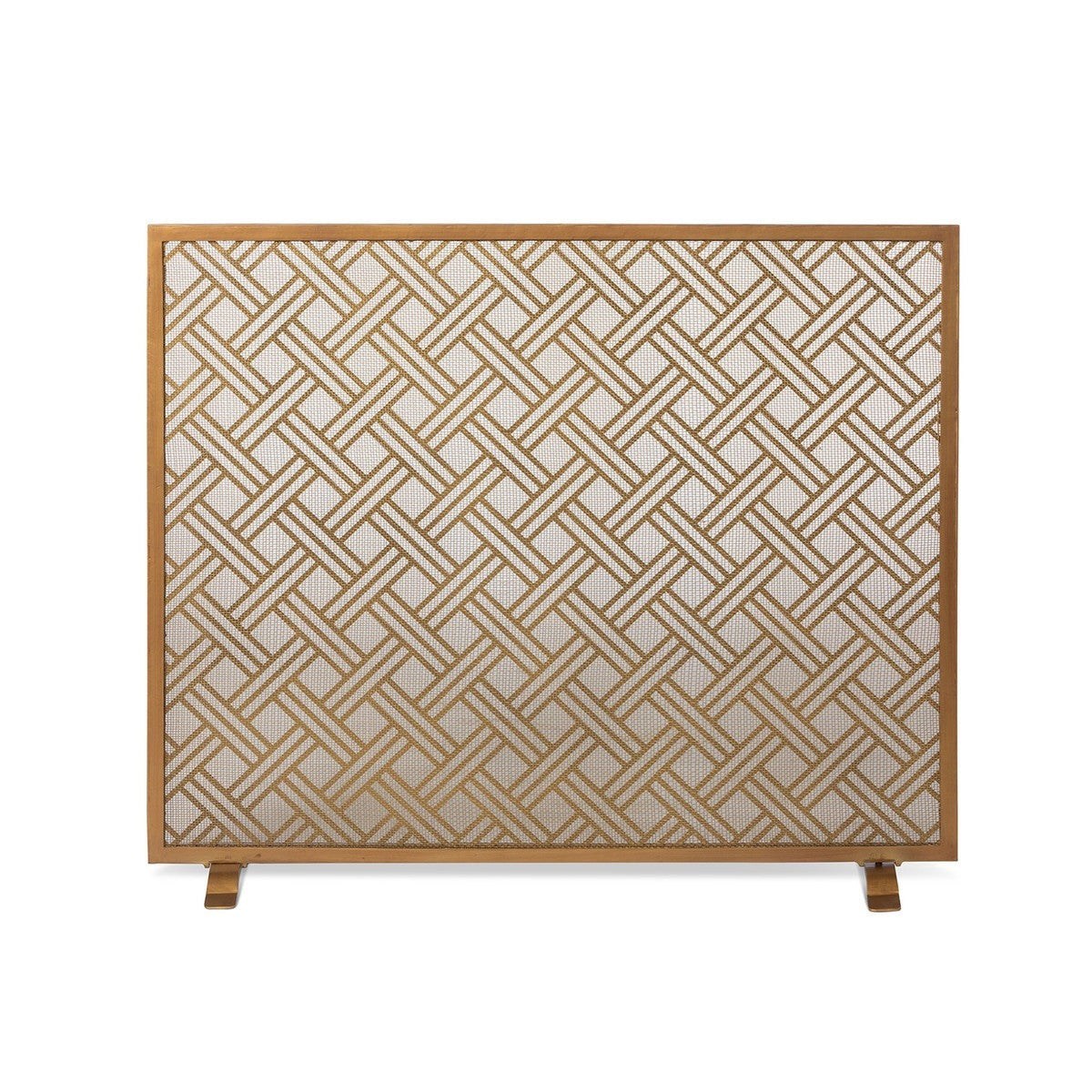 Park Hill Collection Urban Living Cross Hatch Fire Screen ERR26052