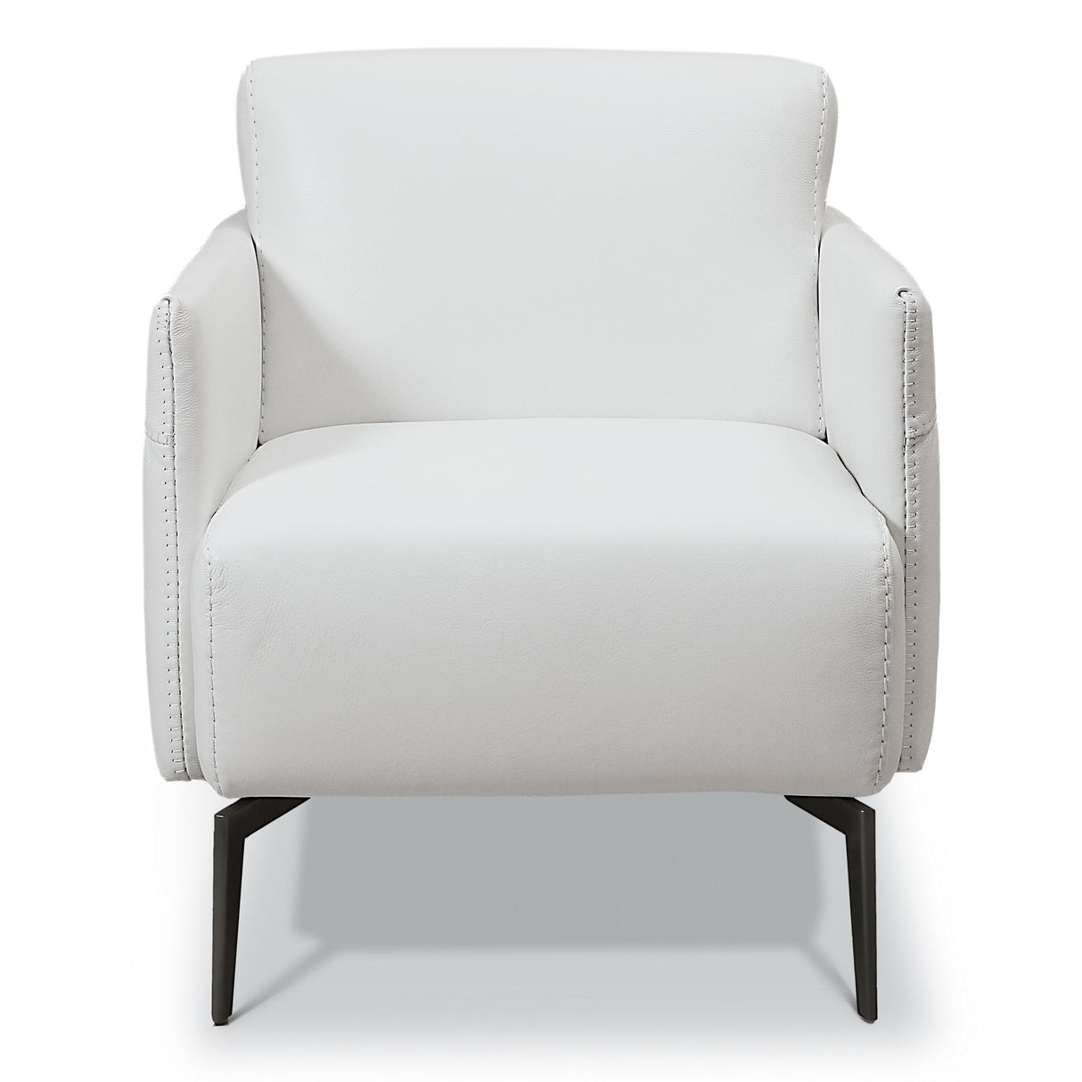 Bellini Modern Living Eros Accent Chair Leather WHITE CAT 35. COL 35612 Eros WHT