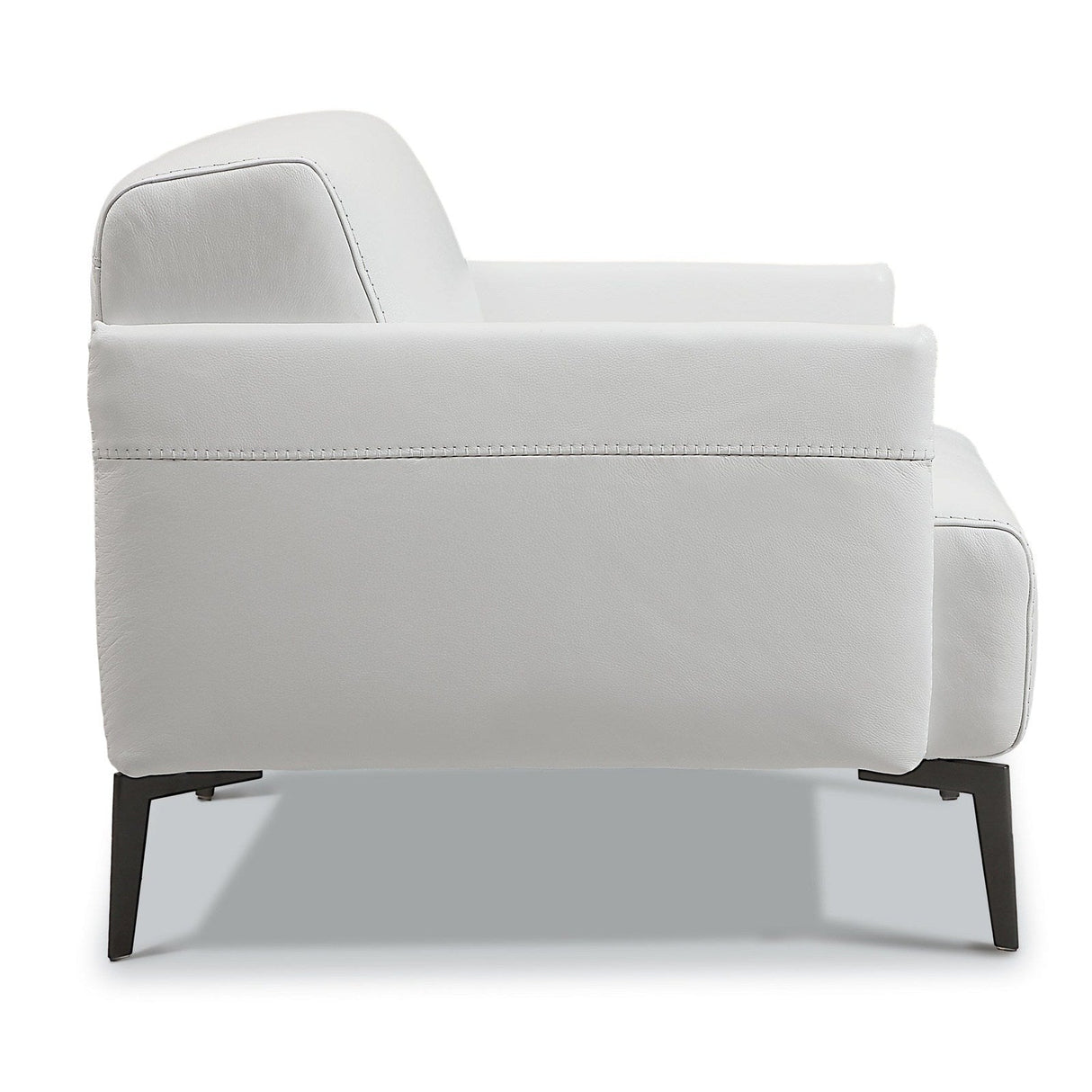 Bellini Modern Living Eros Accent Chair Leather WHITE CAT 35. COL 35612 Eros WHT