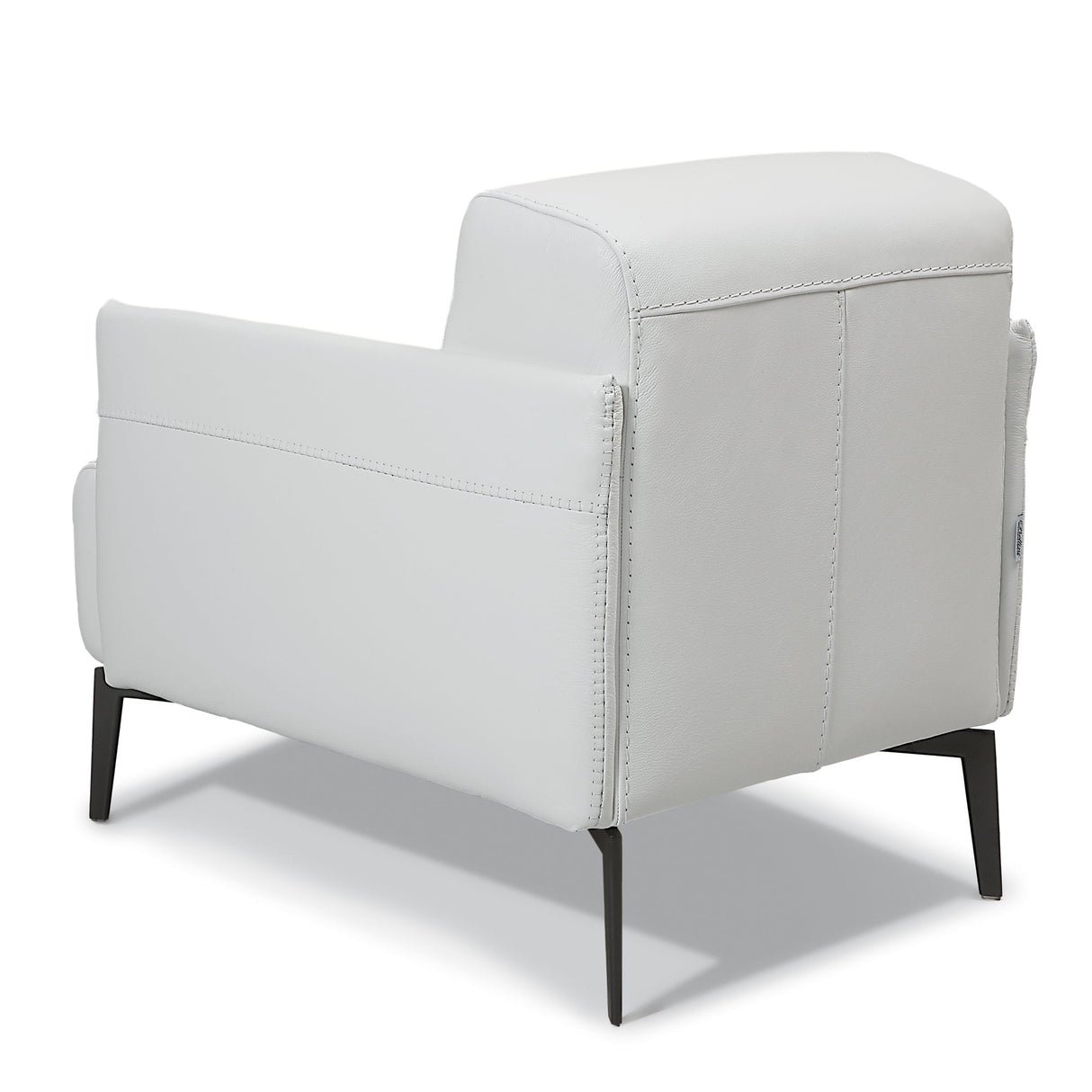 Bellini Modern Living Eros Accent Chair Leather WHITE CAT 35. COL 35612 Eros WHT