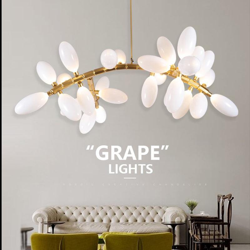 Esaer Artistic Linear Grape Chandelier