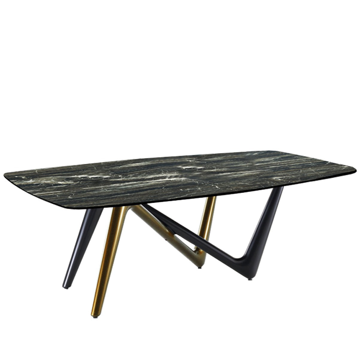 Bellini Modern Living Esse Dining Table Esse DT BRZ-BGR