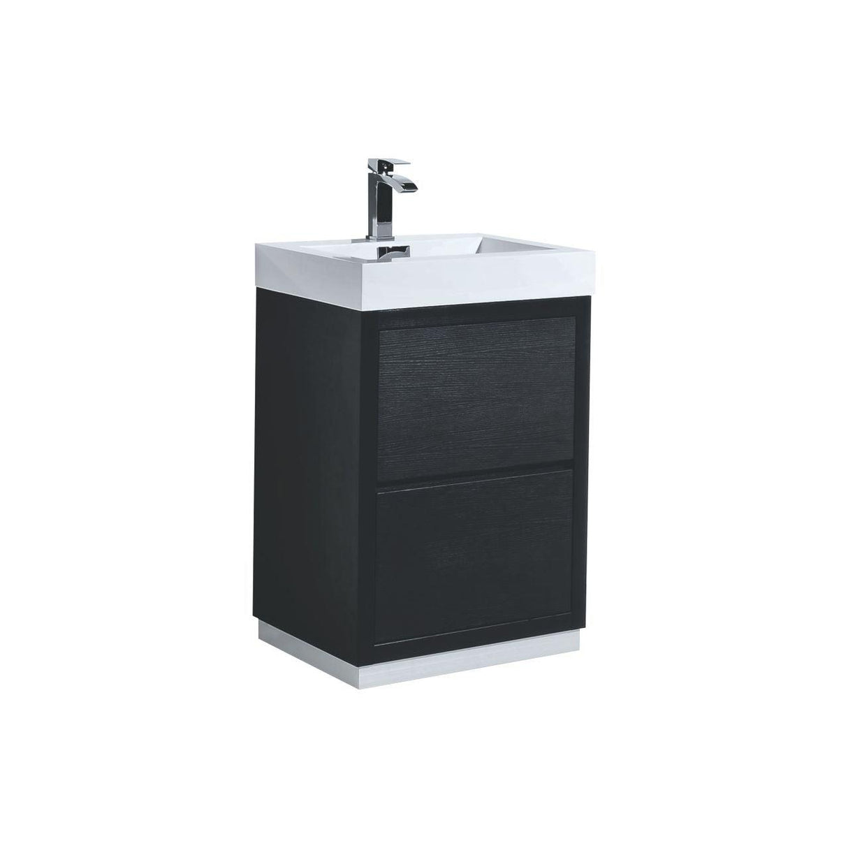 KubeBath Bliss Single Free Standing Modern Bathroom Vanity - Sea & Stone Bath