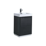 KubeBath Bliss Single Free Standing Modern Bathroom Vanity - Sea & Stone Bath