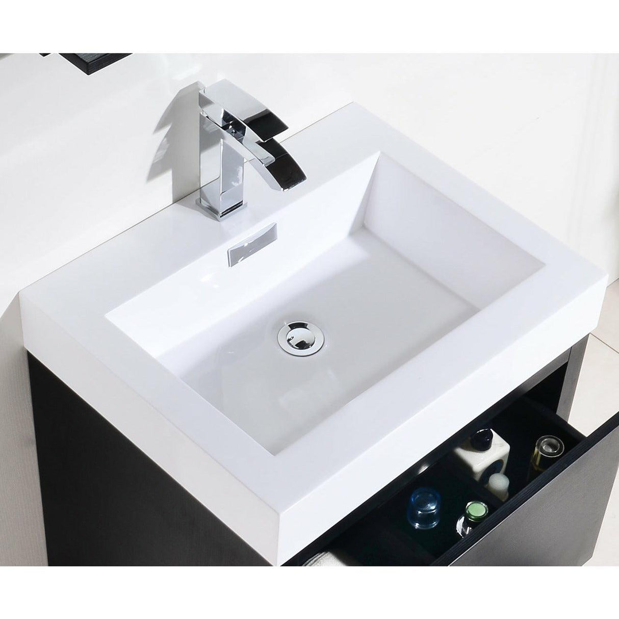 KubeBath Bliss Single Free Standing Modern Bathroom Vanity