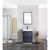 KubeBath Bliss Single Free Standing Modern Bathroom Vanity