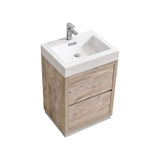 KubeBath Bliss Single Free Standing Modern Bathroom Vanity - Sea & Stone Bath