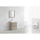 KubeBath Bliss Single Free Standing Modern Bathroom Vanity