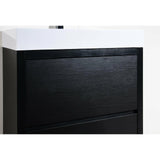 KubeBath Bliss Single Free Standing Modern Bathroom Vanity